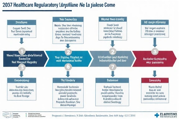 Healthcare compliance process flowchart