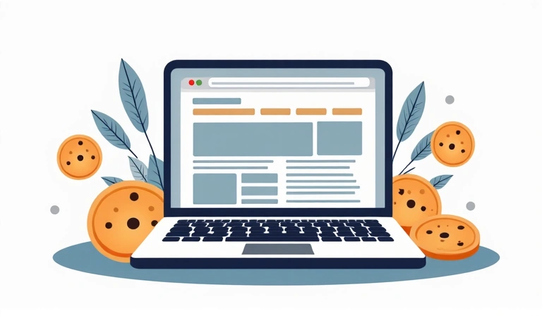 Illustration of browser cookies