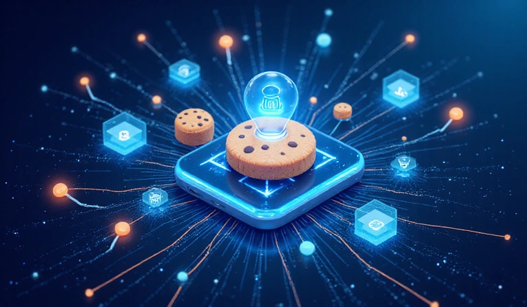 Cookie and tracking technologies illustration
